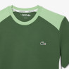 T-shirt Homme Lacoste Sport Colour-Block Vert et Blanc – Confort & Performance | DM'Sports