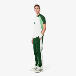 Pantalon de Survêtement Homme Lacoste Sport Colour-Block – Vert et Blanc – Confort & Performance
