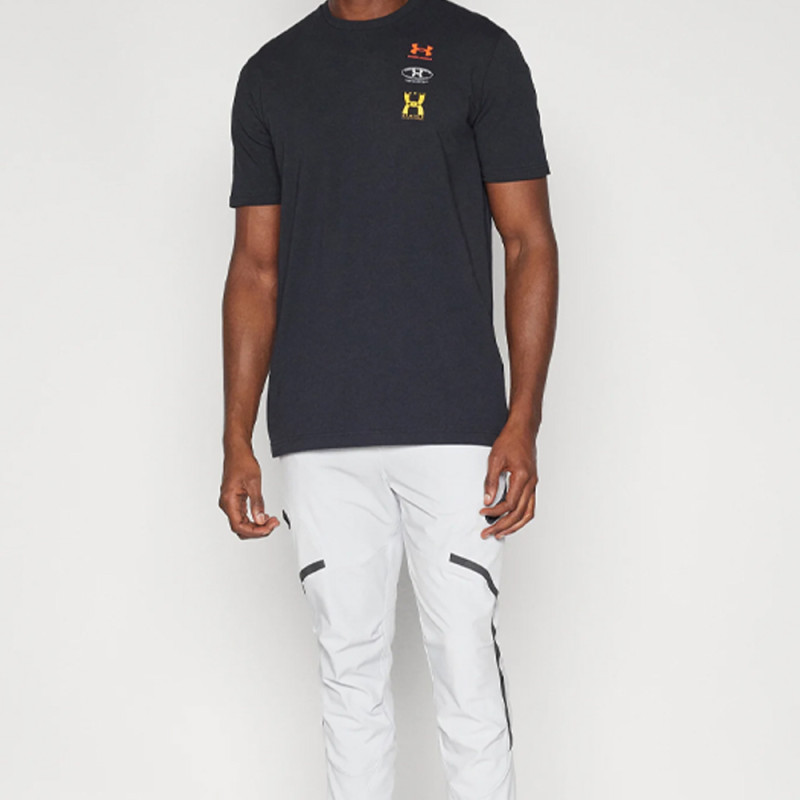 T-shirt Noir à Manches Courtes avec Logo Under Armour EVOL – Confort et Style