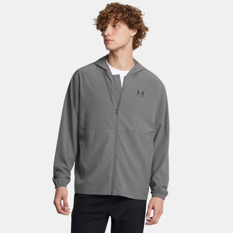 Veste coupe-vent Grise Under Armour Vibe Woven – Protection & Confort