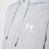Veste Coupe-Vent Grise Under Armour Rival Woven pour Homme – Protection Légère et Style Moderne