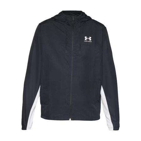 Veste Coupe-Vent Noire Under Armour Rival Woven pour Homme – Protection Légère et Style Moderne
