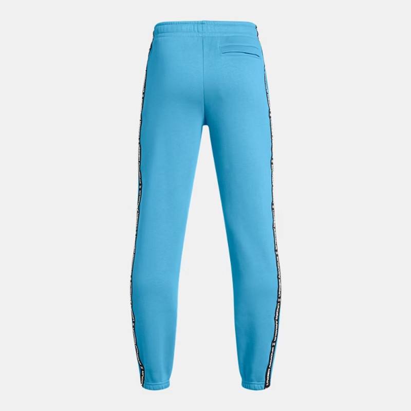 Pantalon de jogging Bleu à bandes griffées Under Armour Icon Fleece pour enfant – Confort et Style au Quotidien
