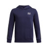 Sweat à capuche Bleu Marine à bandes griffées Under Armour Icon Fleece pour enfant – Confort et Style au Quotidien