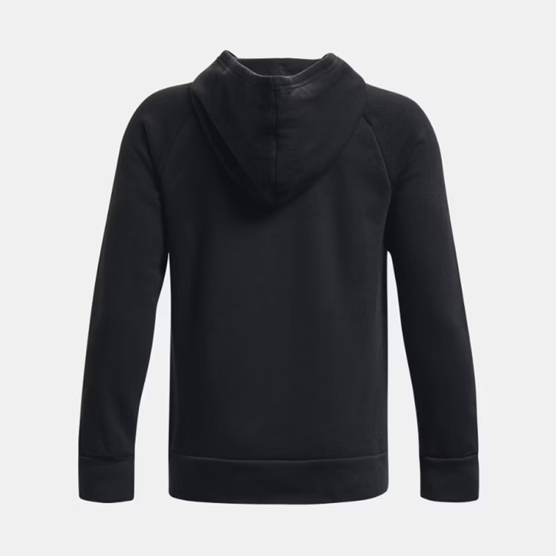 Sweat à capuche Noir avec grand logo Under Armour Rival Fleece pour enfant – Chaleur et Style Assurés