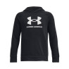 Sweat à capuche Noir avec grand logo Under Armour Rival Fleece pour enfant – Chaleur et Style Assurés