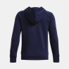 Sweat à capuche Bleu Marine Under Armour Rival Fleece pour enfant – Confort et Chaleur au Quotidien