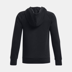 Sweat à capuche enfant Noir Under Armour Rival Fleece Full-Zip – Chaleur, Confort et Polyvalence