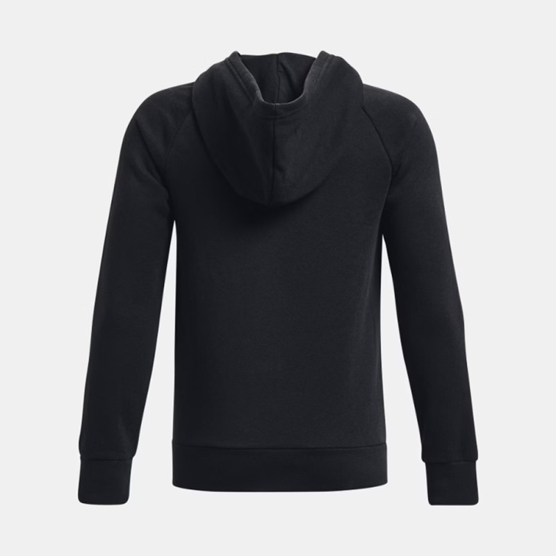 Sweat à capuche Noir Under Armour Rival Fleece Full-Zip pour enfant – Chaleur, Confort et Polyvalence