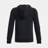 Sweat à capuche Noir Under Armour Rival Fleece Full-Zip pour enfant – Chaleur, Confort et Polyvalence