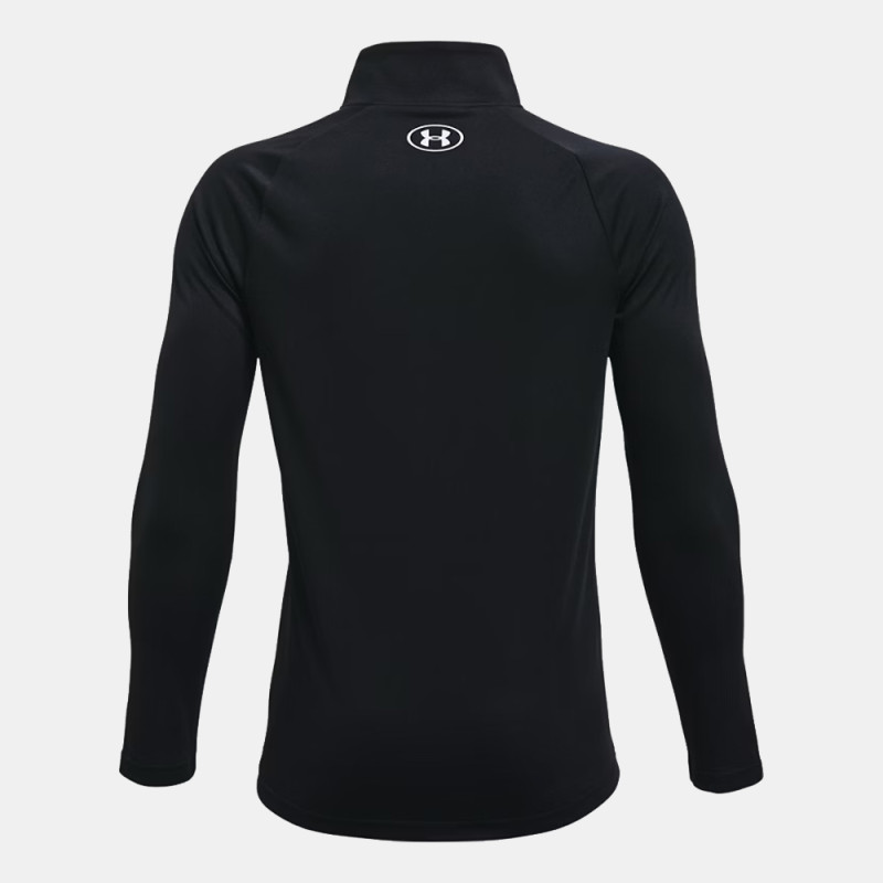 Haut Noir ½ Zip Under Armour Tech™ 2.0 pour enfant – Respirabilité & Confort pour le Sport