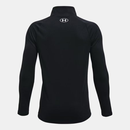 Haut Noir ½ Zip Under Armour Tech™ 2.0 pour enfant – Respirabilité & Confort pour le Sport