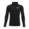 Haut Noir ½ Zip Under Armour Tech™ 2.0 pour enfant – Respirabilité & Confort pour le Sport