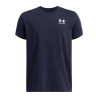 T-Shirt Bleu Marine à manches courtes Under Armour Sportstyle Taped pour enfant – Style Sportif & Confort Optimal