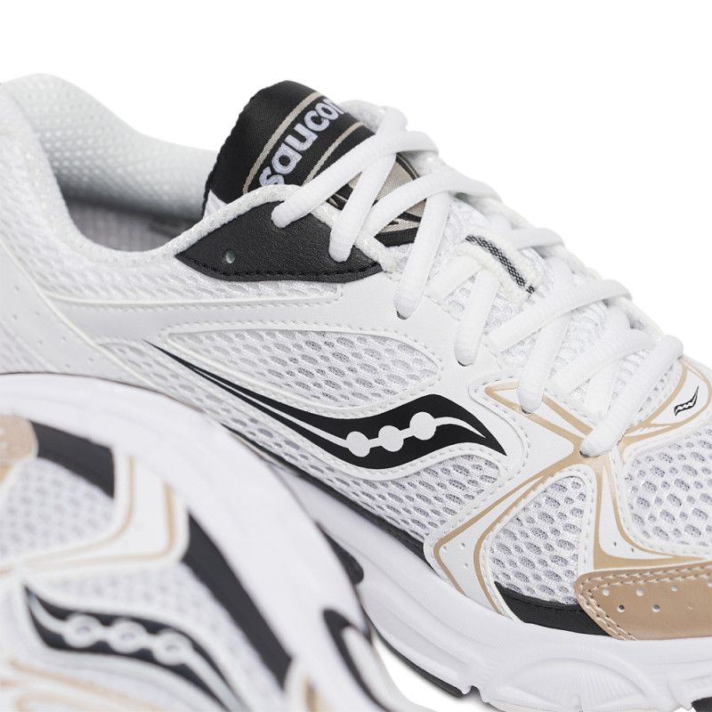 Baskets Blanches et Dorées Saucony RIDE MILLENNIUM – Performance & Style Rétro