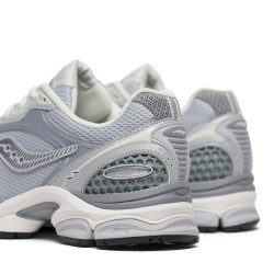 Baskets Gris Clair Saucony PROGRID TRIUMPH 4 – Style Rétro & Confort Optimal