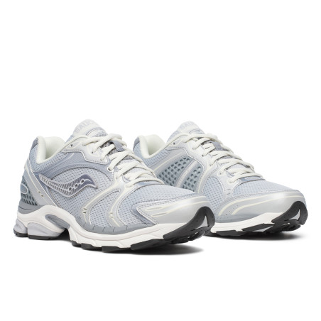 Baskets Gris Clair Saucony PROGRID TRIUMPH 4 – Style Rétro & Confort Optimal