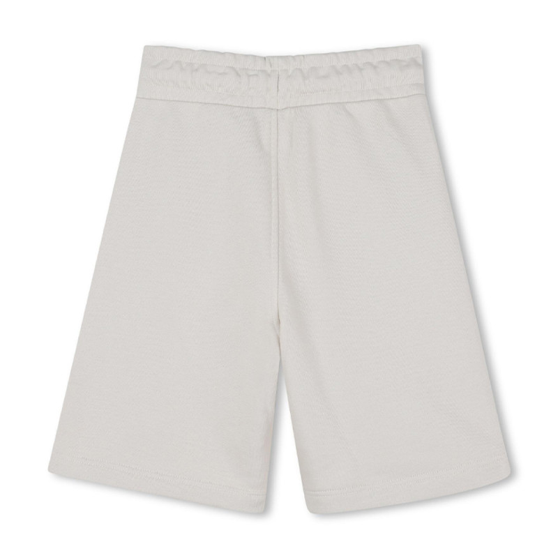 Bermuda Boss enfant en molleton uni Beige
