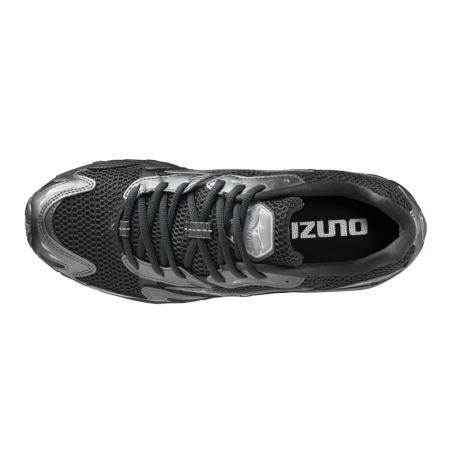 Baskets Noires Mizuno WAVE RIDER 10 – Performance & Style Rétro-Running