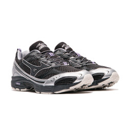 Baskets Mizuno MXR "Millennium Pack" – Noir Sable / Haze Pourpre – Rétro & Confort