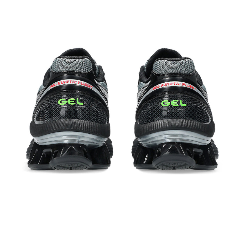 Baskets ASICS GEL-KINETIC FLUENT – Gris Piémont / Argent Pur – Style Rétro et Confort Moderne