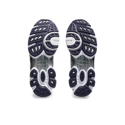 Baskets Bleu Marine et Argentées ASICS GEL-NIMBUS 9 – Performance et Style Rétro