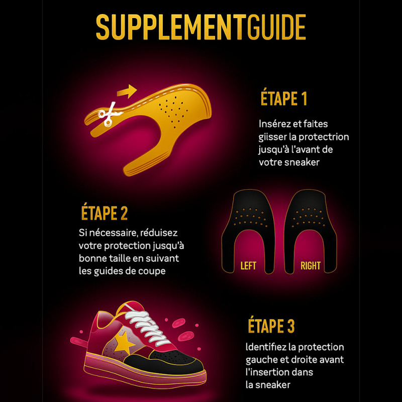 Crep Protect Sneaker Guards – Protège-Embouts pour Sneakers