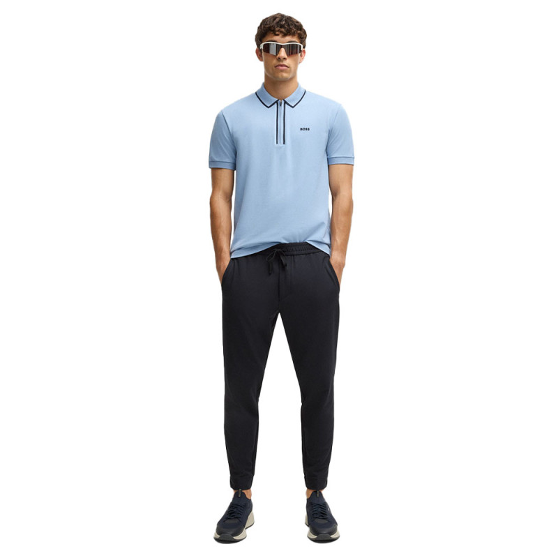 Pantalon Homme BOSS T_Flex Tapered Fit Bleu Foncé | DM'Sports