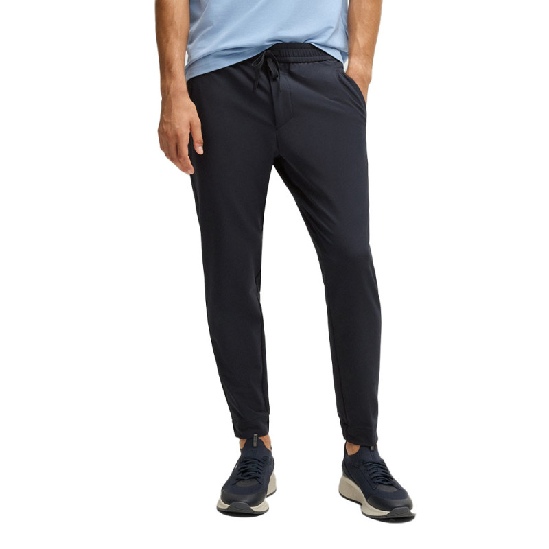 Pantalon Homme BOSS T_Flex Tapered Fit Bleu Foncé | DM'Sports