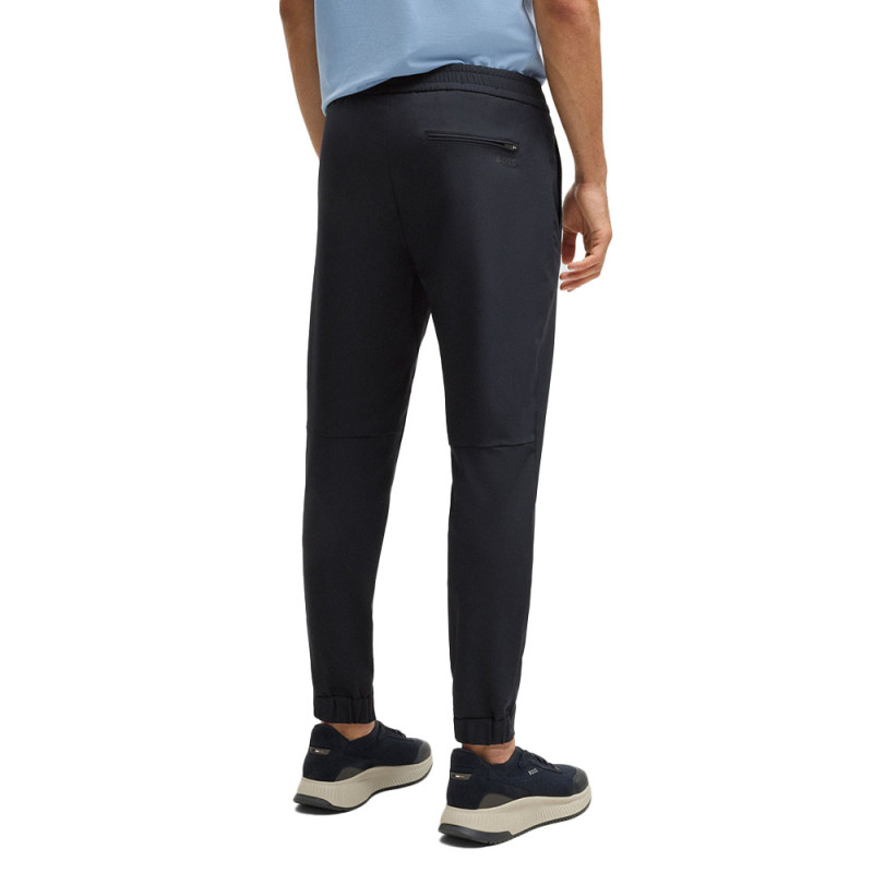 Pantalon Homme BOSS T_Flex Tapered Fit Bleu Foncé | DM'Sports