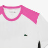 T-shirt Homme Lacoste Sport Colour-Block – Vert et Blanc – Confort & Performance