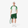 Short Vert Lacoste Tennis marquage imprimé – Élégance sportive et performance