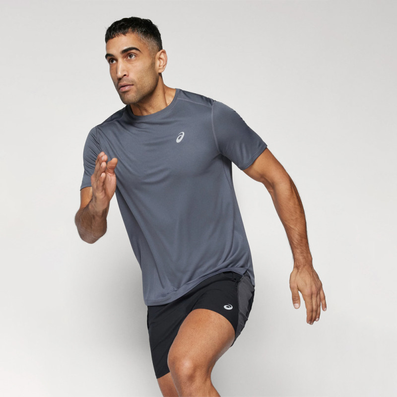 T-shirt Gris Asics Core SS – Confort et performance au quotidien