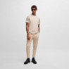 Pantalon Homme BOSS T_Flex Tapered Fit – Beige – Élégance et Performance