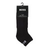 Lot de deux paires de chaussettes basses BOSS noires en tissu stretch – Discrétion et confort au quotidien
