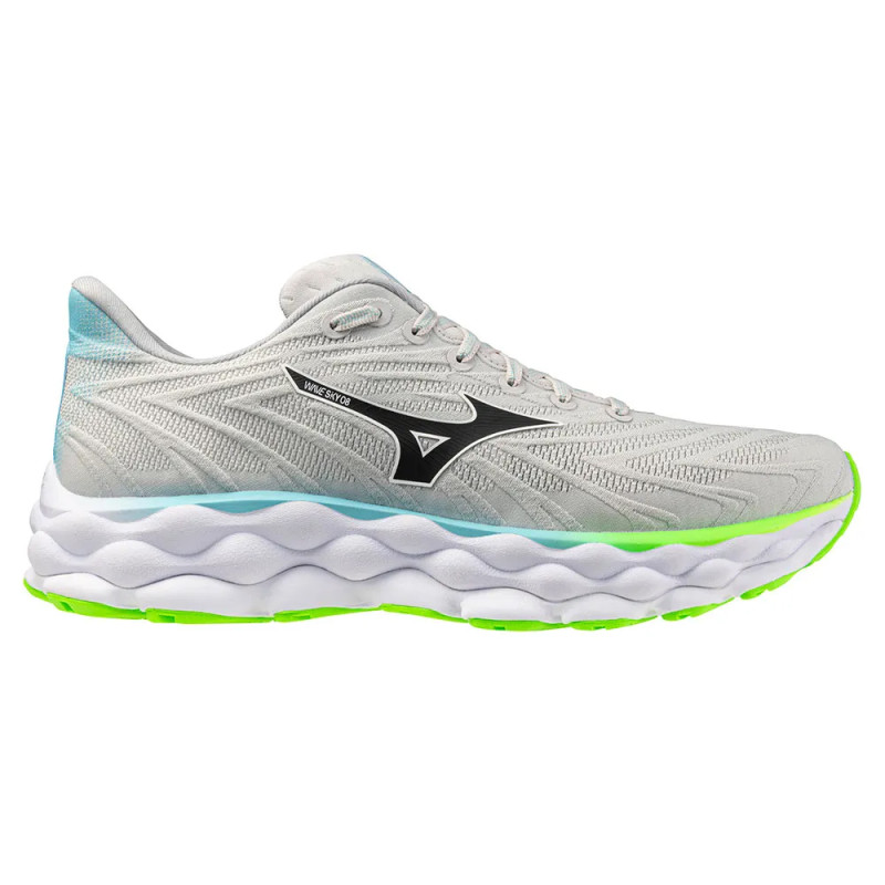 Baskets Mizuno Wave Sky 8 Grises – Confort supérieur et performance durable