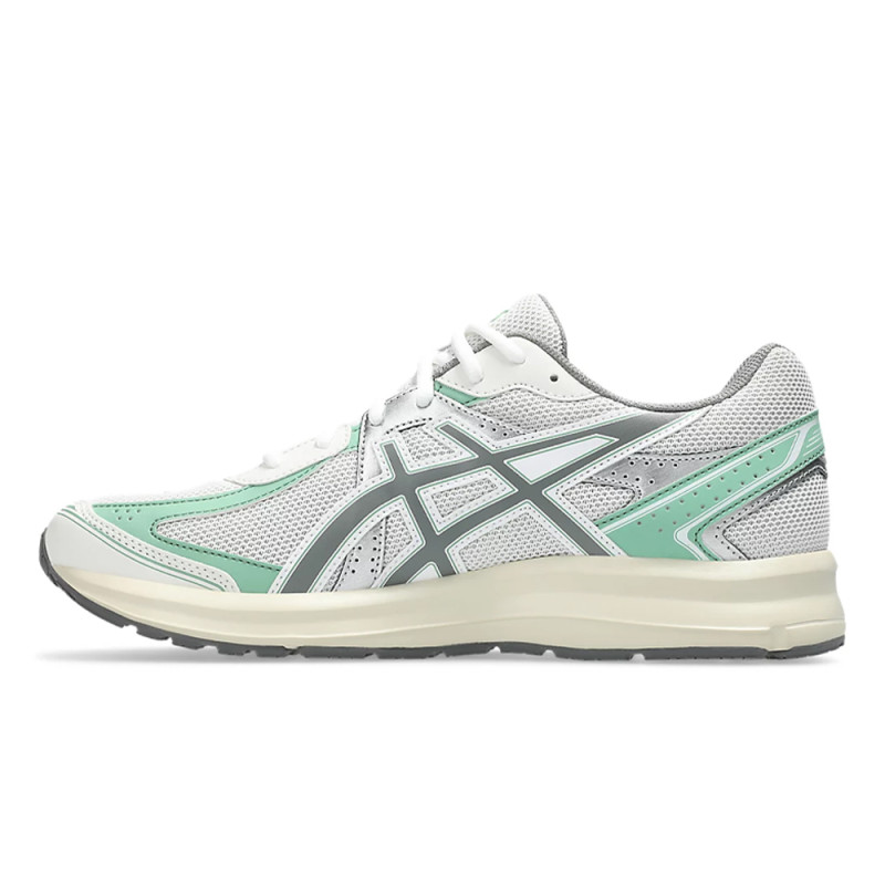 Baskets ASICS JOG 100S Vertes et Grises – Style rétro et confort moderne