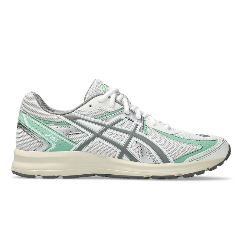 Baskets ASICS JOG 100S Vertes et Grises – Style rétro et confort moderne