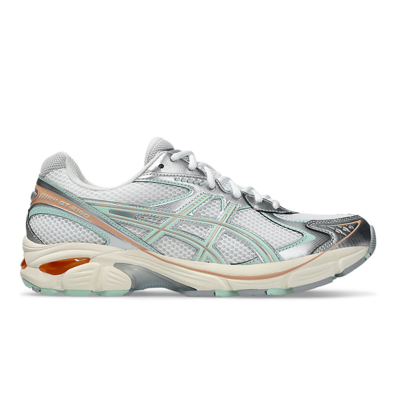 Baskets ASICS GT-2160 Blanches et Vertes– Performance et Style Rétro