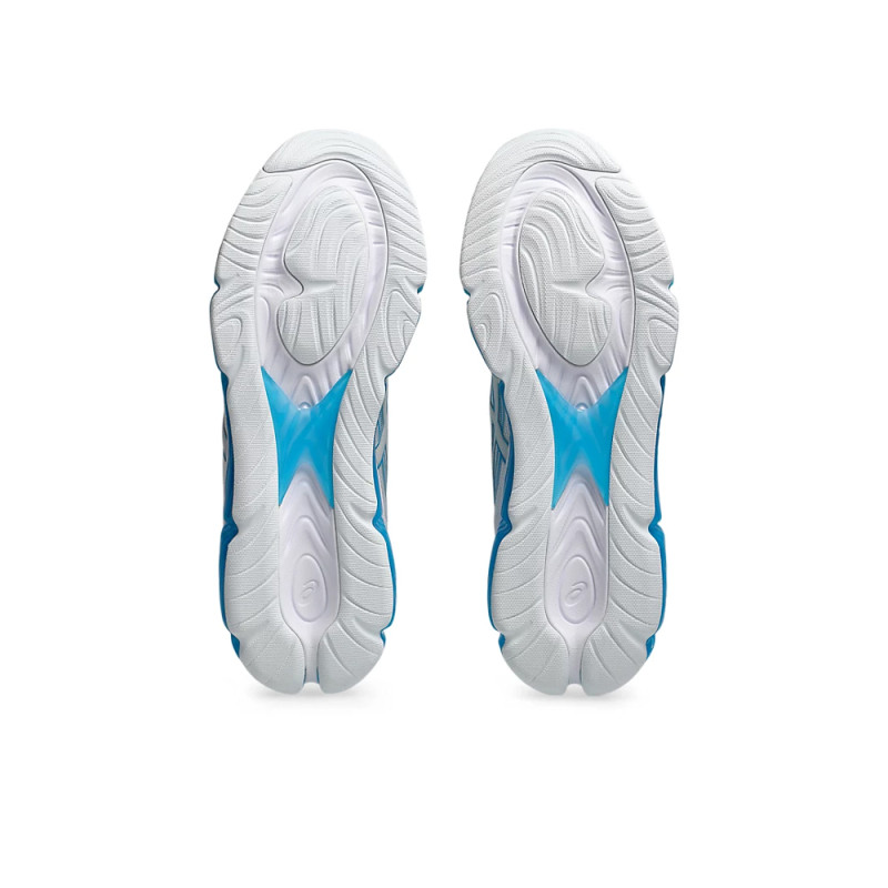 Baskets ASICS GEL-QUANTUM 360™ VIII Blanche et Bleues – Amorti 360° & Design Dynamique