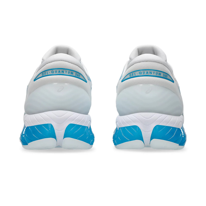 Baskets ASICS GEL-QUANTUM 360™ VIII Blanche et Bleues – Amorti 360° & Design Dynamique