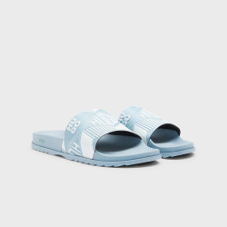 Mules HUGO MATCH_IT_SLID_EMLG Bleu Clair – Style graphique et fabrication italienne