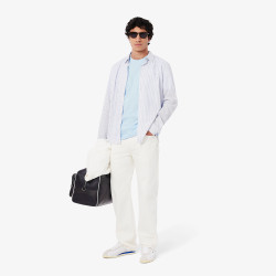 T-shirt Lacoste Classic Fit Bleu Clair – Élégance intemporelle et confort optimal