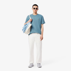 T-shirt Lacoste Classic Fit Bleu – Élégance intemporelle et confort optimal