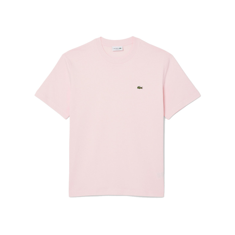 T-shirt Lacoste Classic Fit Rose Clair – Élégance intemporelle et confort optimal
