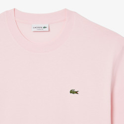 T-shirt Lacoste Classic Fit Rose Clair – Élégance intemporelle et confort optimal