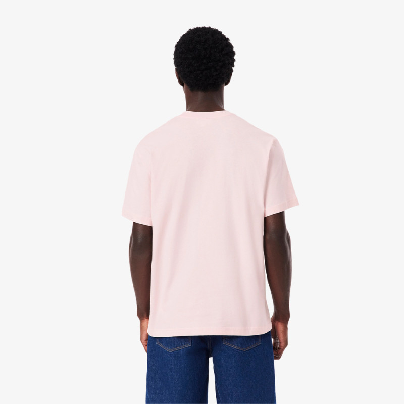 T-shirt Lacoste Classic Fit Rose Clair – Élégance intemporelle et confort optimal