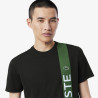 T-shirt Lacoste SPORT Noir et Vert – Performance et style dynamique