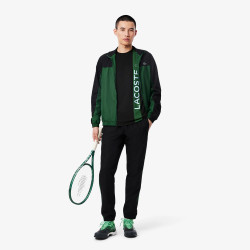 T-shirt Lacoste SPORT Noir et Vert – Performance et style dynamique