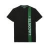 T-shirt Lacoste SPORT Noir et Vert – Performance et style dynamique